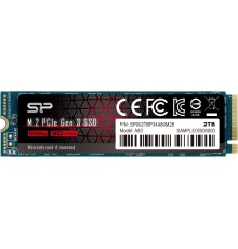 Накопитель SSD Silicon Power PCI-E x4 2Tb SP002TBP34A80M28 M-Series M.2 2280