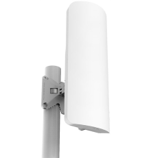 Точка доступа MikroTik mANTBox 2 12s with 12dBi 120 degrees 2.4Ghz sector antenna, Dual Chain 802.11bgn wireless, 600MHz CPU, 64MB RAM, 1x Gigabit LAN, PSU, POE, pole mount,  RouterOS L4 (RB911G-2HPnD-12S)