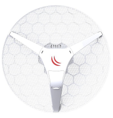 Точка доступа MikroTik LHG XL HP5 4pack (LHG XL HP5 with 27dBi 5GHz antenna, Dual Chain High Power 802.11an wireless, 600MHz CPU, 64MB RAM, 1x LAN, POE, PSU, RouterOS L3) – all four antennas in single box (RBLHG-5HPnD-XL4pack)