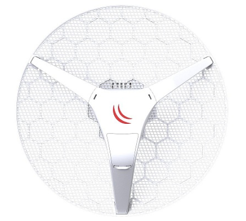 Точка доступа MikroTik LHG XL HP5 4pack (LHG XL HP5 with 27dBi 5GHz antenna, Dual Chain High Power 802.11an wireless, 600MHz CPU, 64MB RAM, 1x LAN, POE, PSU, RouterOS L3) – all four antennas in single box (RBLHG-5HPnD-XL4pack)