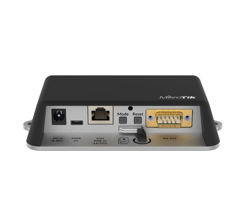 Точка доступа MikroTik LtAP mini with 650MHz CPU, 64MB RAM, 1xLAN, built-in 2.4Ghz 802.11b/g/n Dual Chain wireless with integrated antenna, miniPCI slot, LTE internal antenna with 2 x u.fl connectors, GPS, Dual-SIM (RB912R-2nD-LTm)