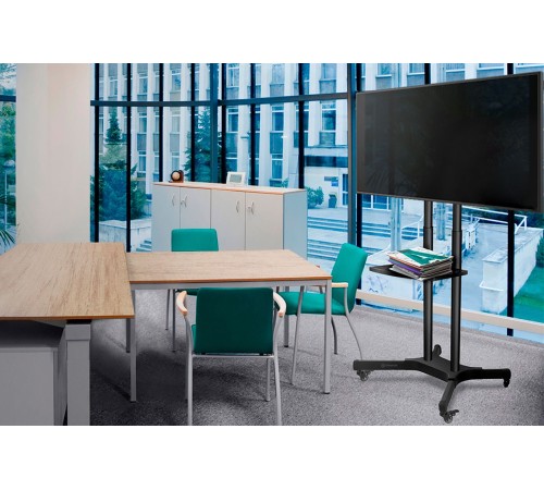 Подставка для телевизора Onkron TS1351 черный 40"-65" макс.45.5кг напольный мобильный Подставка для телевизора Onkron TS1351 черный 40"-65" макс.45.5кг напольный мобильный