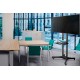 Подставка для телевизора Onkron TS1351 черный 40"-65" макс.45.5кг напольный мобильный