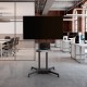 Подставка для телевизора Onkron TS1351 черный 40"-65" макс.45.5кг напольный мобильный