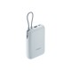 Внешний аккумулятор Xiaomi Power Bank 10000mAh (встроенный кабель) Ледяной синий GL P15ZM (BHR9073GL)