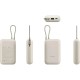Внешний аккумулятор Xiaomi Power Bank 10000mAh (встроенный кабель) Tan GL P15ZM (BHR9072GL)