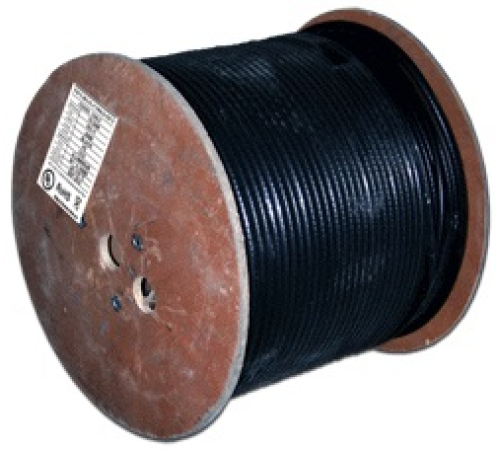 Кабель TWT коаксиальный RG11U 75 Ом, CCS, оплетка AL 96*0.16мм, PE, внешний, черный, 305 м (TWT-RG11-CS96/3-OUT) Кабель TWT коаксиальный RG11U 75 Ом, CCS, оплетка AL 96*0.16мм, PE, внешний, черный, 305 м (TWT-RG11-CS96/3-OUT)