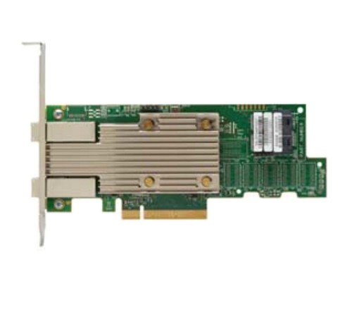 HBA-адаптер Broadcom 9400-8i8e SGL (05-50031-02 / 05-50031-18005 / 03-50031-18005) PCIe 3.1 x8 LP, Tri-Mode SAS/SATA/NVMe 12G HBA, 16port(2*int SFF8643+2*ext SFF8644), 3516 IOC HBA-адаптер Broadcom 9400-8i8e SGL (05-50031-02 / 05-50031-18005 / 03-50031-18005) PCIe 3.1 x8 LP, Tri-Mode SAS/SATA/NVMe 12G HBA, 16port(2*int SFF8643+2*ext SFF8644), 3516 IOC