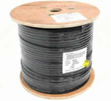 Utp кабель NEOMAX [NM10041] Кабель U/UTP cat.5e 4 пары (305 м) 0.50 мм (24 AWG) Медь, внешний, с усиленным стальным тросом 2.0 мм (-40 to +60°C) PE jacket черный (NM10041)