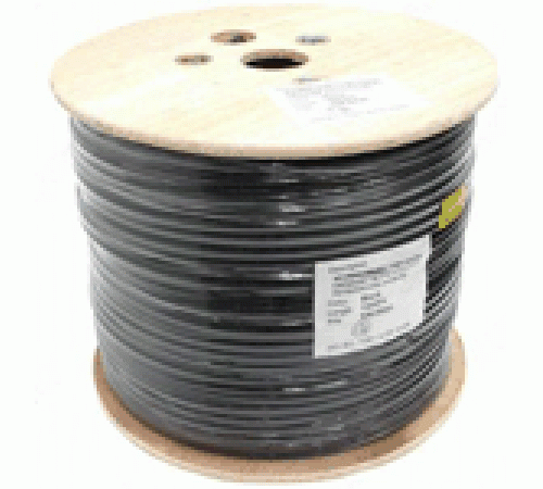 NEOMAX [NM20041] Кабель F/UTP cat.5e 4 пары (305 м) 0.52 мм (24 AWG) Медь, стальной трос 2.0мм, внешний PE, черный (NM20041)
