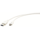 Kramer C-USB31/CA-3 Кабель USB-C 3.1 вилка- USB-A 3.0 вилка, 0,9 м (96-02357203)