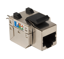 Модуль Keystone Tooless, RJ-45, кат.6, UTP, 180 градусов, белый (LAN-TK45U6/180-WH)