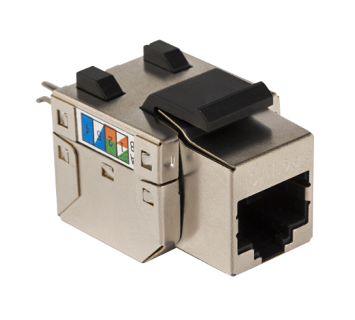 Модуль Keystone Tooless, RJ-45, кат.6, UTP, 180 градусов, белый (LAN-TK45U6/180-WH)