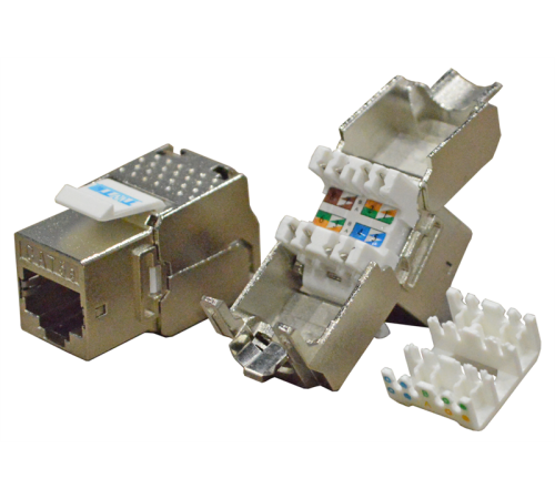 Модуль Keystone RJ45, Cat.6, STP, 180 градусов (TWT-OK45STP180/6)