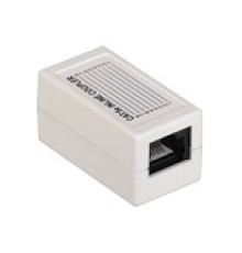 ITK Проходной адаптер кат.5E UTP, тип RJ45-RJ45, белый (CS70-1C5EU)