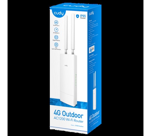 Точка доступа Wi-Fi CUDY LT700 Outdoor 4G LTE AC1200 Точка доступа Wi-Fi CUDY LT700 Outdoor 4G LTE AC1200