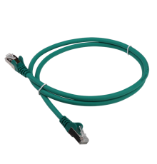 Патч-корд LANMASTER LSZH FTP кат.6, 1.0 м, зеленый (LAN-PC45/S6-1.0-GN)
