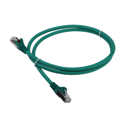 Патч-корд LANMASTER LSZH FTP кат.6, 1.0 м, зеленый (LAN-PC45/S6-1.0-GN)