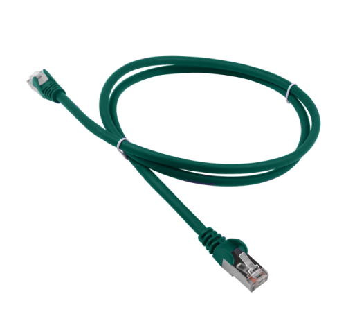 Патч-корд LANMASTER LSZH FTP кат.5e, 10 м, зеленый (LAN-PC45/S5E-10-GN)