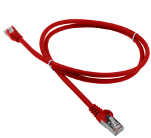 Патч-корд LANMASTER LSZH FTP кат.5e, 10 м, красный (LAN-PC45/S5E-10-RD)