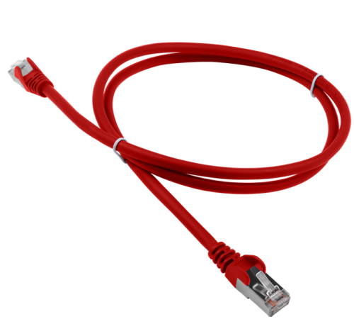 Патч-корд LANMASTER LSZH FTP кат.5e, 10 м, красный (LAN-PC45/S5E-10-RD)