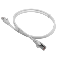 Патч-корд LANMASTER LSZH FTP кат.5e, 15 м, серый (LAN-PC45/S5E-15-GY)