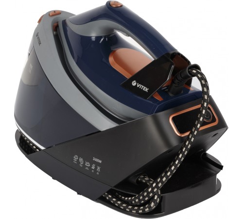 Парогенератор Vitek Metropolis 2430-VT-01 2400Вт синий/черный Парогенератор Vitek Metropolis 2430-VT-01 2400Вт синий/черный