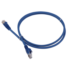 Патч-корд LANMASTER LSZH UTP кат.6, 5.0 м, синий (LAN-PC45/U6-5.0-BL)