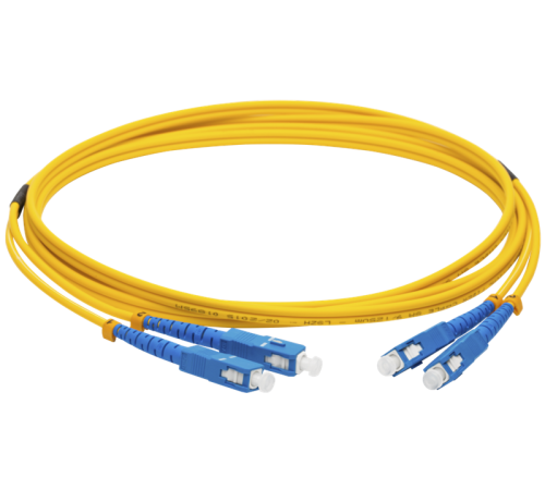 Патч-корд оптический LANMASTER, LSZH, дуплексный, SC/UPC-SC/UPC, SM OS2, 1.0 м (LAN-2SC-2SC/SU-1.0) Патч-корд оптический LANMASTER, LSZH, дуплексный, SC/UPC-SC/UPC, SM OS2, 1.0 м (LAN-2SC-2SC/SU-1.0)