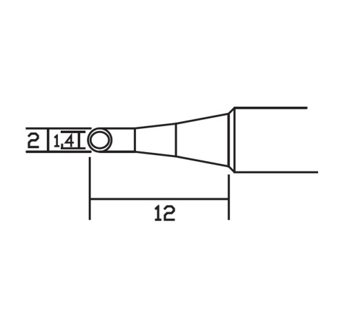 Аксессуары для пайки Atten Жало со встроенным нагревателем , T130-2.0CM