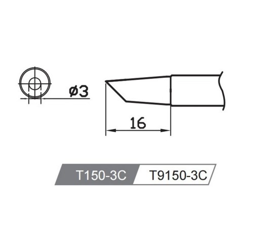 Аксессуары для пайки Atten Жало со встроенным нагревателем , T150-3C