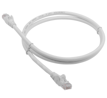 Патч-корд LANMASTER LSZH UTP кат.6, 0.5 м, серый (LAN-PC45/U6-0.5-GY)