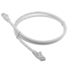 Патч-корд LANMASTER LSZH UTP кат.6, 0.5 м, серый (LAN-PC45/U6-0.5-GY)
