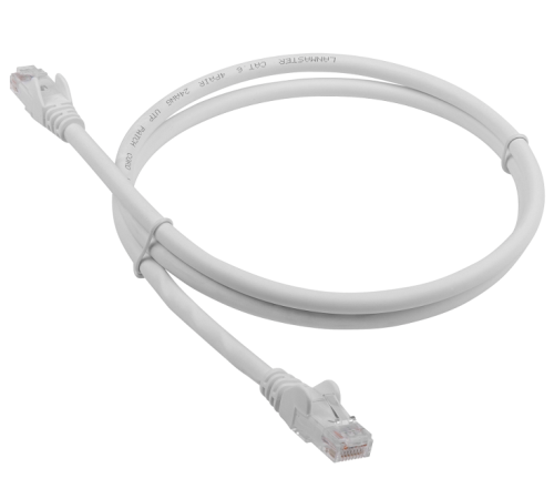 Патч-корд LANMASTER LSZH UTP кат.6, 0.5 м, серый (LAN-PC45/U6-0.5-GY)
