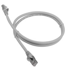 Патч-корд LANMASTER LSZH FTP кат.6A, 5.0 м, серый (LAN-PC45/S6A-5.0-GY)
