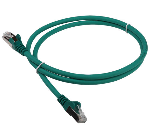 Патч-корд LANMASTER LSZH FTP кат.6, 5.0 м, зеленый (LAN-PC45/S6-5.0-GN)