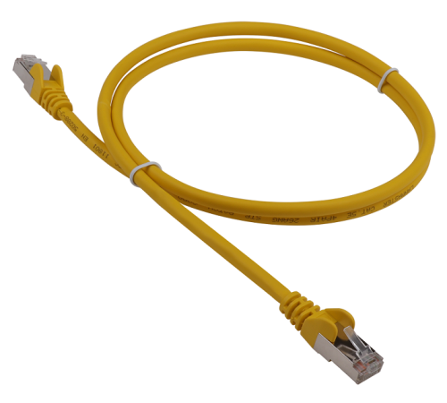 Патч-корд LANMASTER LSZH FTP кат.5e, 1.5 м, желтый (LAN-PC45/S5E-1.5-YL)