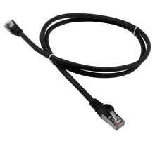 Патч-корд LANMASTER LSZH FTP кат.5e, 10.0 м, черный (LAN-PC45/S5E-10-BK)