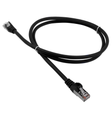 Патч-корд LANMASTER LSZH FTP кат.5e, 10.0 м, черный (LAN-PC45/S5E-10-BK)