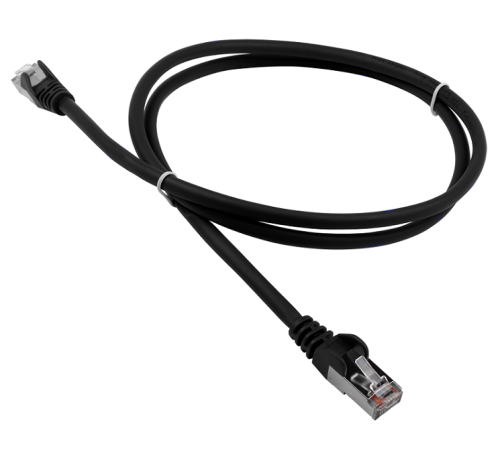 Патч-корд LANMASTER LSZH FTP кат.5e, 10.0 м, черный (LAN-PC45/S5E-10-BK)