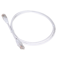 Патч-корд TWT UTP кат.5e, с заливными колпачками, 1.5 м, белый (TWT-45-45-1.5-WH)