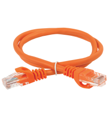 ITK Коммутационный шнур (патч-корд), кат.5Е UTP, 1,5м, оранжевый (PC07-C5EU-1M5)