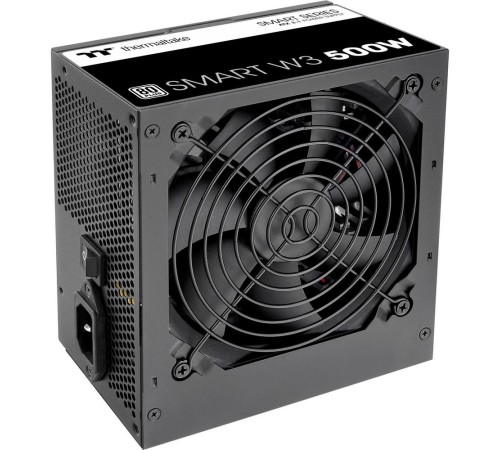 Блок питания ПК Thermaltake Smart W3 500 /Non Modular/Non Light/Full Range/Analog/80 Plus/EU/Non JP CAP/All Flat Cables/ATX 3.1