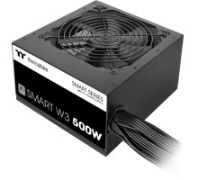 Блок питания ПК Thermaltake Smart W3 500 /Non Modular/Non Light/Full Range/Analog/80 Plus/EU/Non JP CAP/All Flat Cables/ATX 3.1