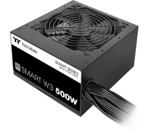 Блок питания ПК Thermaltake Smart W3 500 /Non Modular/Non Light/Full Range/Analog/80 Plus/EU/Non JP CAP/All Flat Cables/ATX 3.1