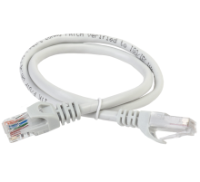 ITK Коммутационный шнур (патч-корд), кат.5Е UTP, LSZH, 10м, серый (PC01-C5EUL-10M)