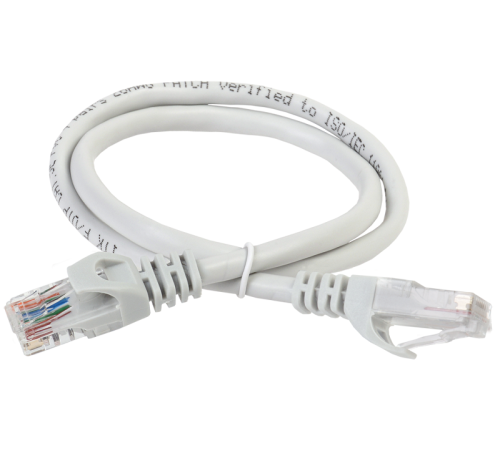 ITK Коммутационный шнур (патч-корд), кат.5Е UTP, LSZH, 10м, серый (PC01-C5EUL-10M) ITK Коммутационный шнур (патч-корд), кат.5Е UTP, LSZH, 10м, серый (PC01-C5EUL-10M)
