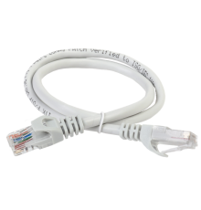 ITK Коммутационный шнур (патч-корд), кат.6 UTP, LSZH, 1м, серый (PC01-C6UL-1M)