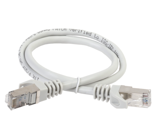 ITK Коммутационный шнур (патч-корд), кат.5Е FTP, LSZH, 1м, серый (PC01-C5EFL-1M) ITK Коммутационный шнур (патч-корд), кат.5Е FTP, LSZH, 1м, серый (PC01-C5EFL-1M)