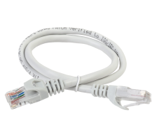 ITK Коммутационный шнур (патч-корд), кат.5Е UTP, 10м, серый (PC01-C5EU-10M)